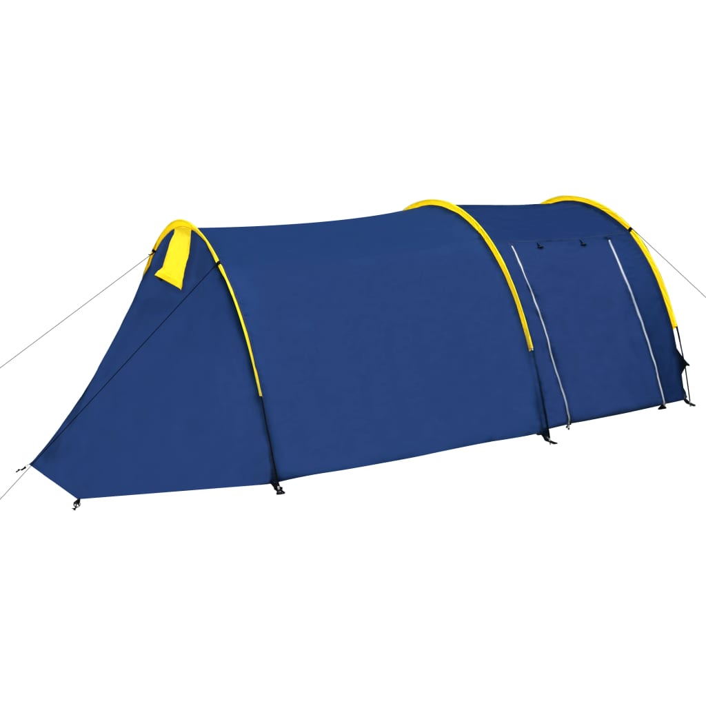 Tent 6-persoons marineblauw/geel is nu te koop bij PeponiXL, paradijselijk wonen!