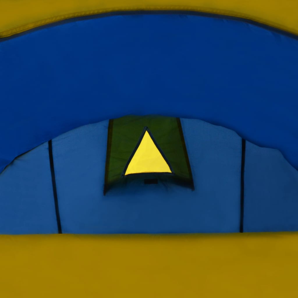 Tent 6-persoons marineblauw/geel is nu te koop bij PeponiXL, paradijselijk wonen!