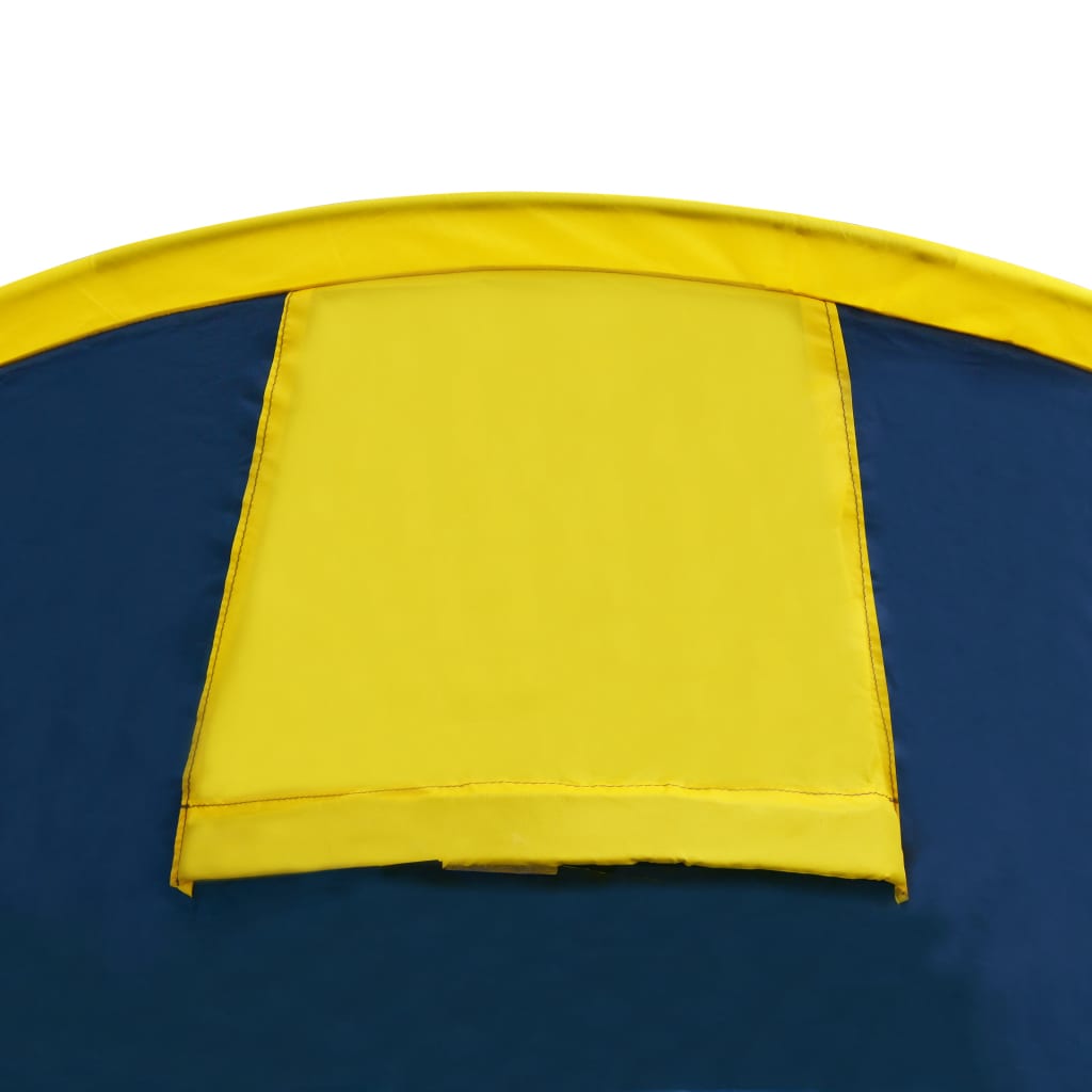 Tent 6-persoons marineblauw/geel is nu te koop bij PeponiXL, paradijselijk wonen!