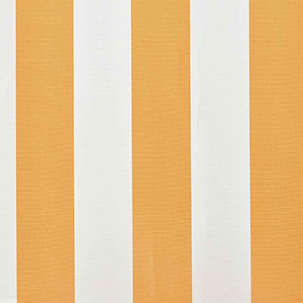 Luifeldoek 4x3 m canvas zonnebloemgeel en wit is nu te koop bij PeponiXL, paradijselijk wonen!