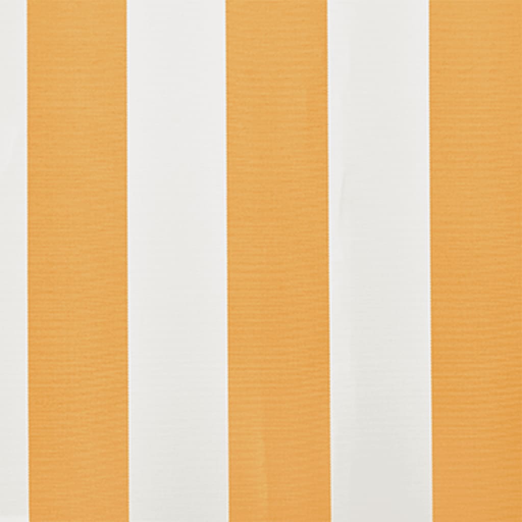 Luifeldoek 6x3 m canvas zonnebloemgeel en wit is nu te koop bij PeponiXL, paradijselijk wonen!