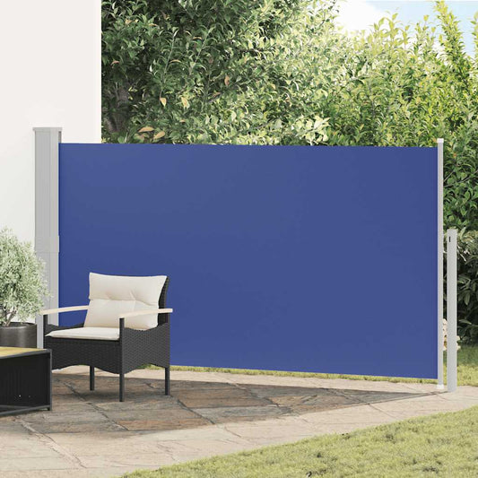 Wind-/zonnescherm uittrekbaar 160x300 cm blauw is nu te koop bij PeponiXL, paradijselijk wonen!