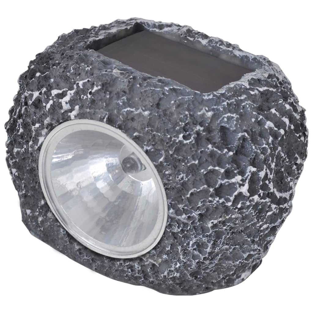 Outdoor Spotlight solar LED 12 st steenvormig is nu te koop bij PeponiXL, paradijselijk wonen!