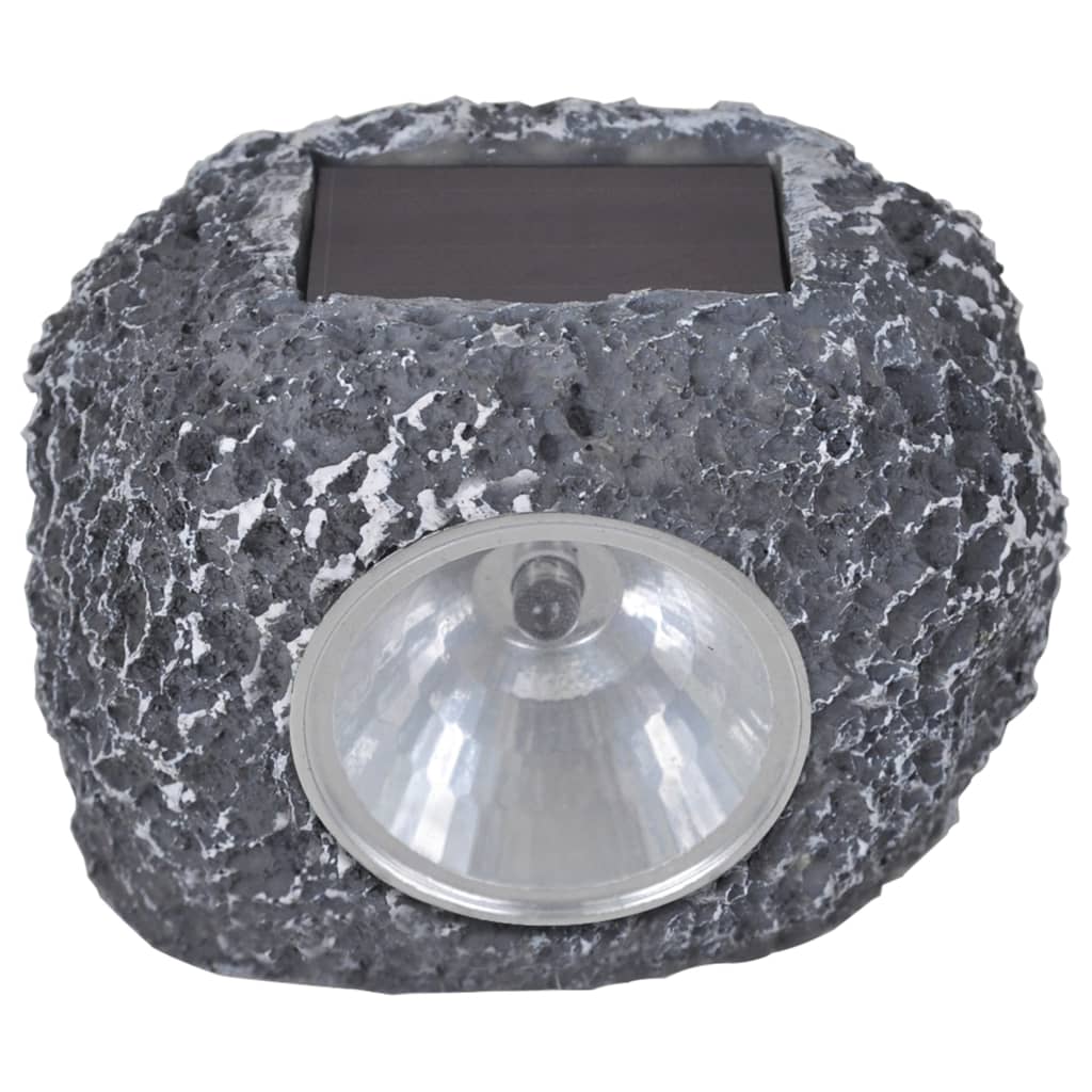 Outdoor Spotlight solar LED 12 st steenvormig is nu te koop bij PeponiXL, paradijselijk wonen!