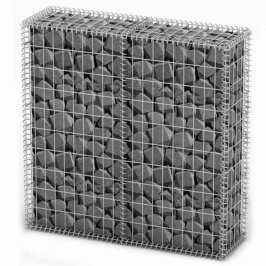 Schanskorf met deksels 100x100x30 cm gegalvaniseerd draad is nu te koop bij PeponiXL, paradijselijk wonen!