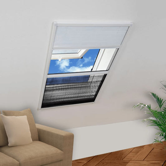 Raamhor voor dakramen met zonnescherm plissé 160x80 cm is nu te koop bij PeponiXL, paradijselijk wonen!