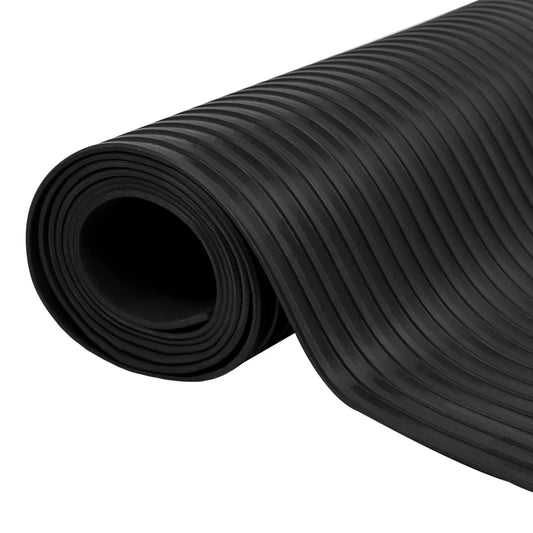 Rubberen anti-slip vloermat 5x1m breed geribbeld is nu te koop bij PeponiXL, paradijselijk wonen!