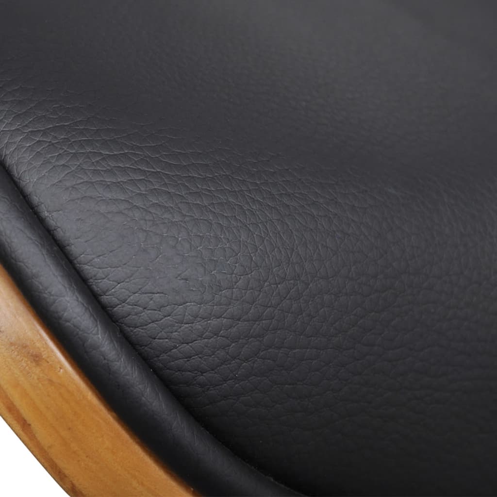 Eetkamerstoelen 2 st gebogen hout en kunstleer is nu te koop bij PeponiXL, paradijselijk wonen!