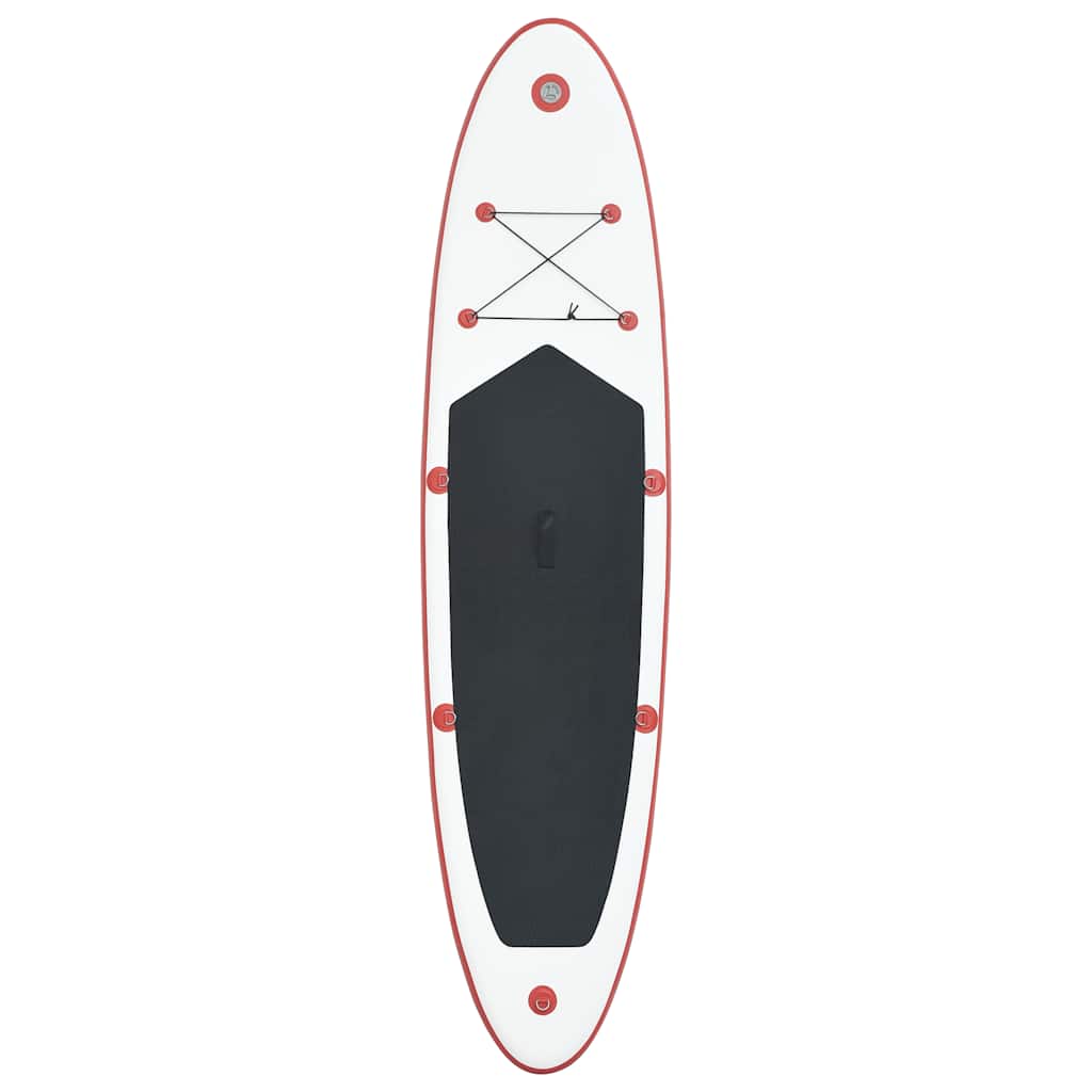 Stand Up Paddleboardset opblaasbaar rood en wit is nu te koop bij PeponiXL, paradijselijk wonen!