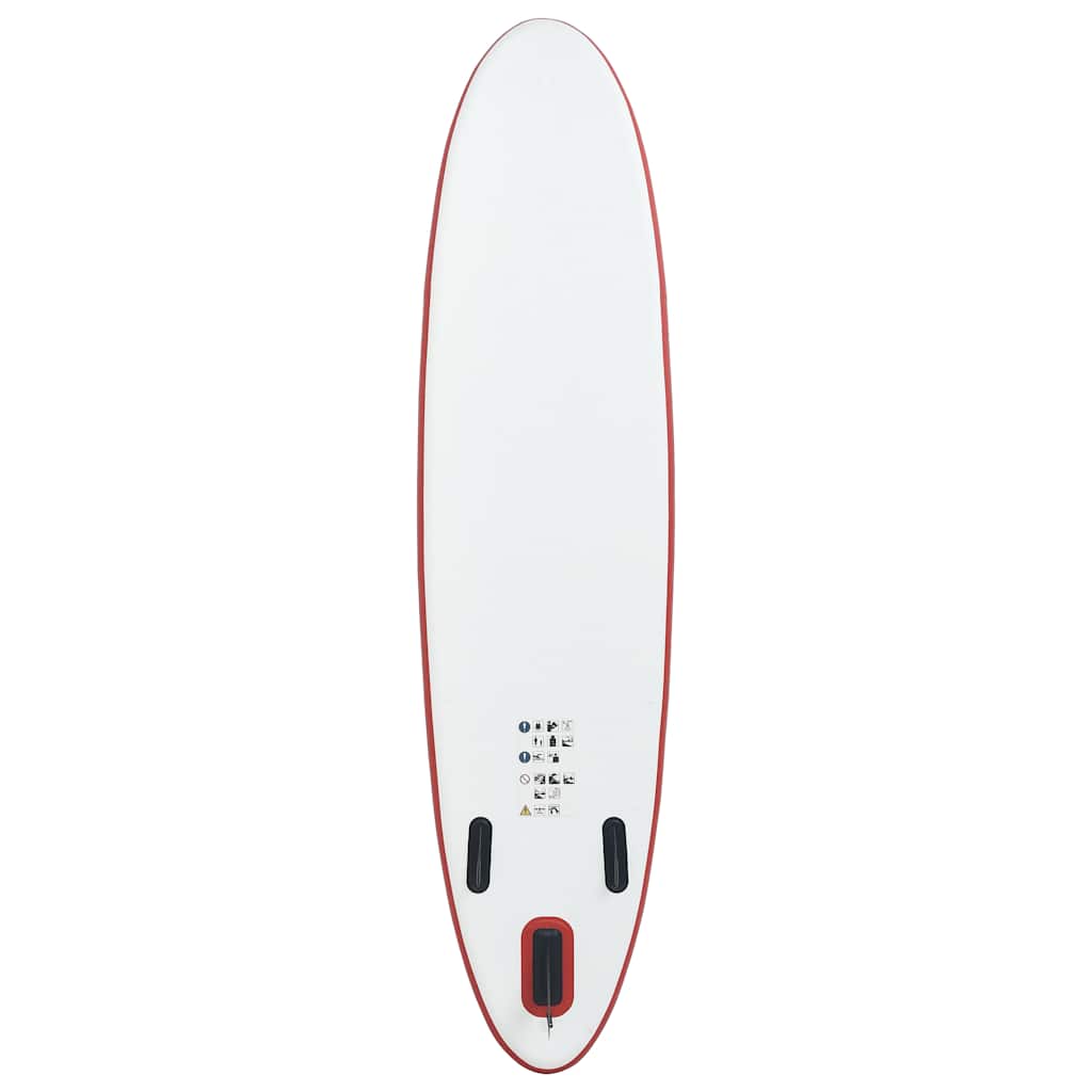Stand Up Paddleboardset opblaasbaar rood en wit is nu te koop bij PeponiXL, paradijselijk wonen!