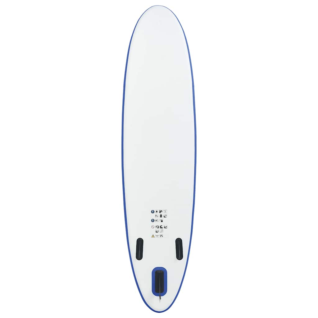 Stand Up Paddleboardset opblaasbaar blauw en wit is nu te koop bij PeponiXL, paradijselijk wonen!