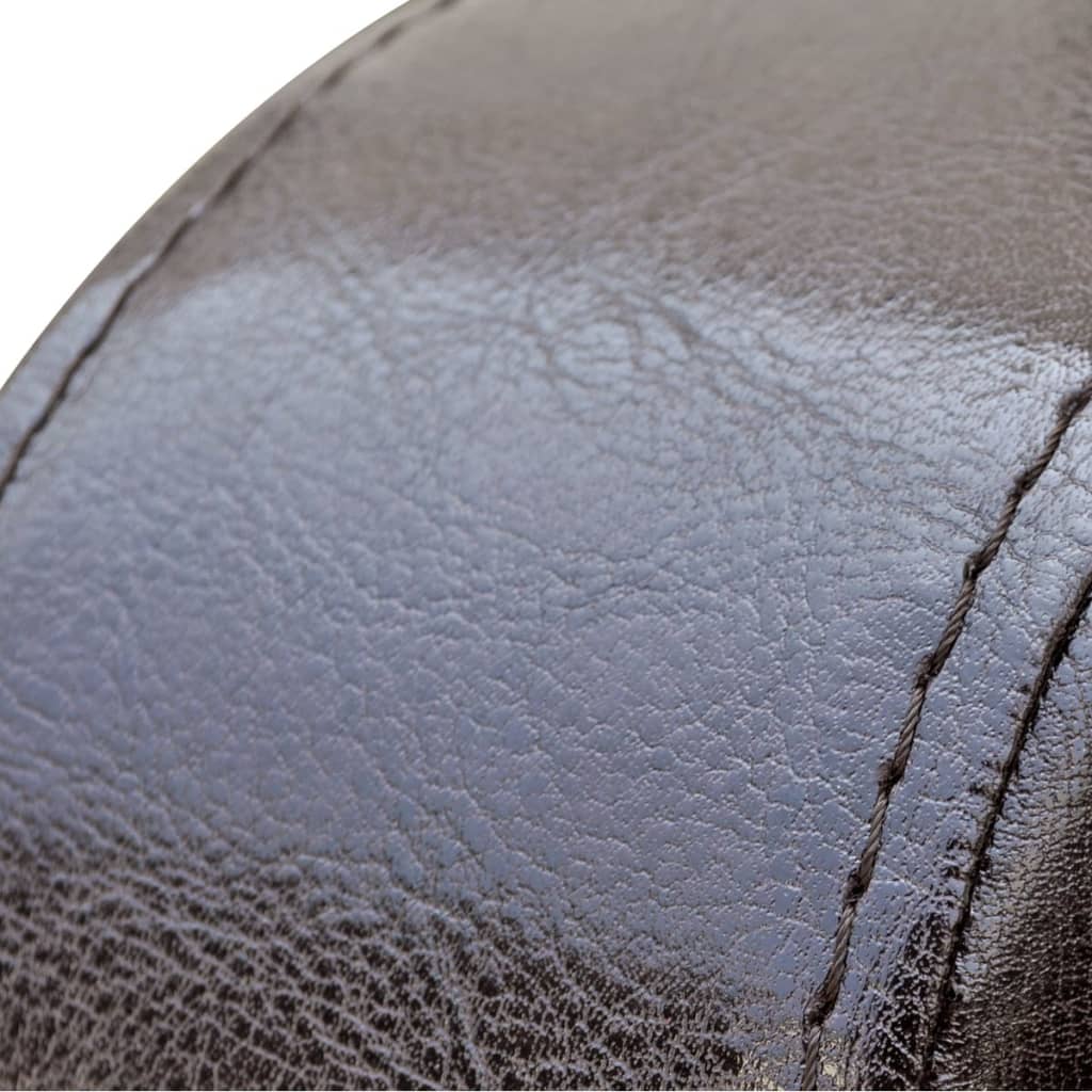 Fauteuil kunstleer bruin is nu te koop bij PeponiXL, paradijselijk wonen!