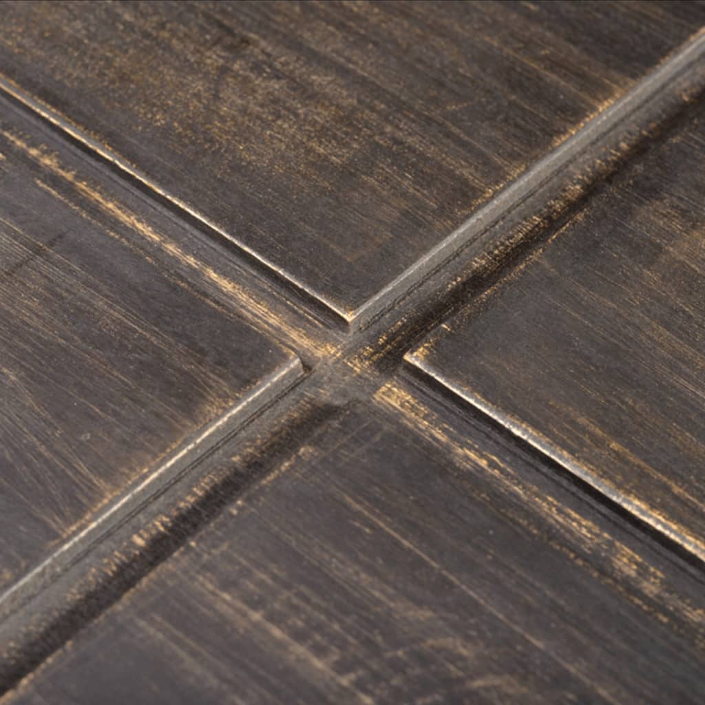 Salontafel vierkant massief mangohout donkerbruin is nu te koop bij PeponiXL, paradijselijk wonen!