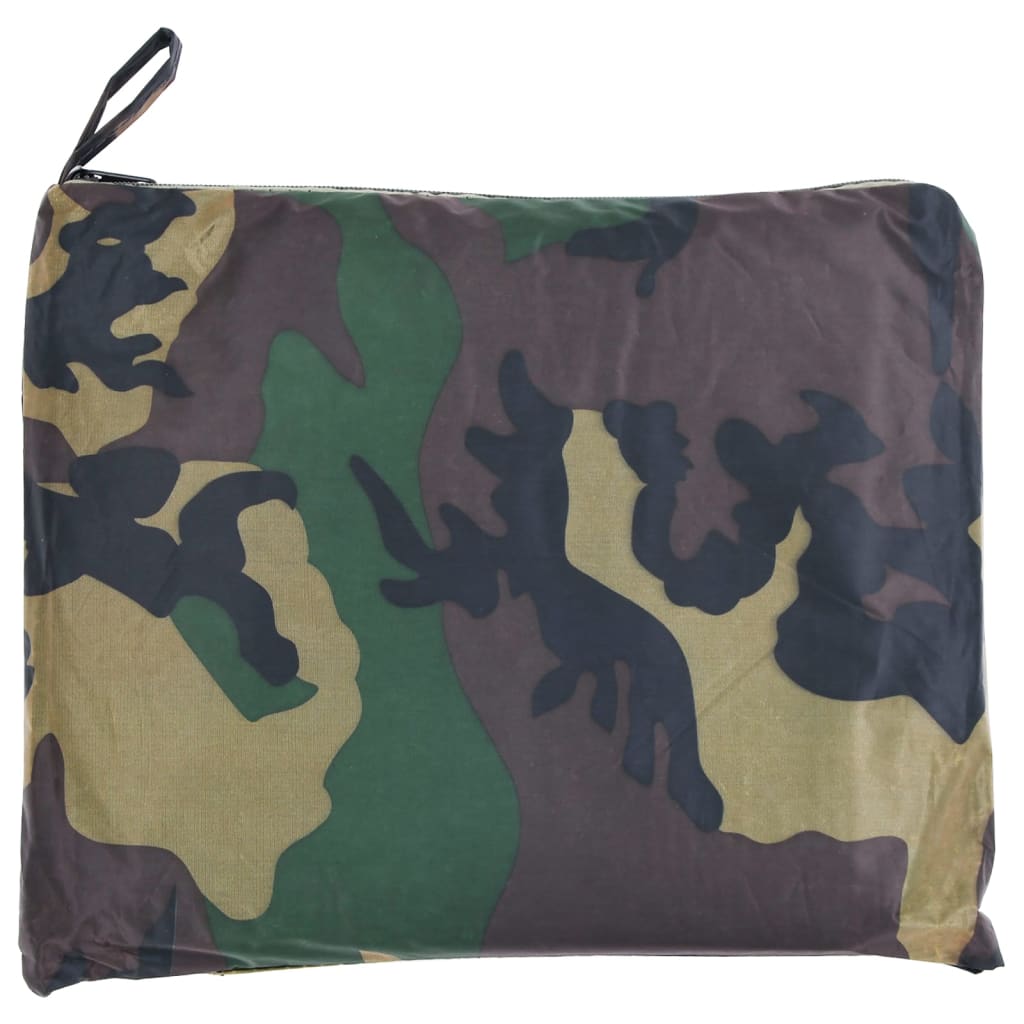 Regenpak 2-delig met capuchon (heren / camouflage / maat L) is nu te koop bij PeponiXL, paradijselijk wonen!