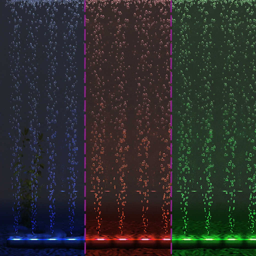 LED-onderwaterlamp voor aquarium met bubbels RGB 32 cm is nu te koop bij PeponiXL, paradijselijk wonen!