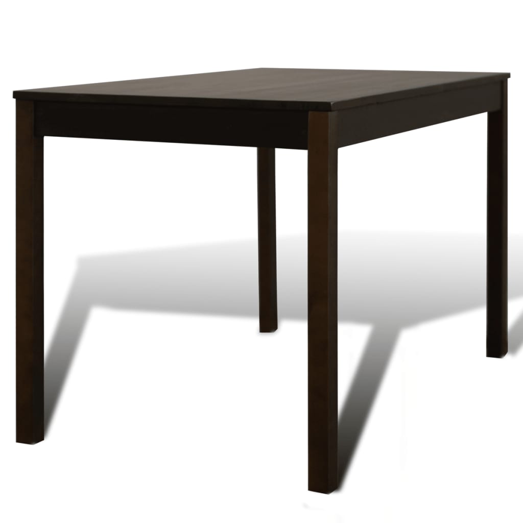 Eettafel met 4 stoelen hout bruin is nu te koop bij PeponiXL, paradijselijk wonen!