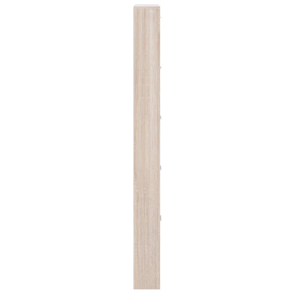 Schoenenkast hout met 5 opbergvakken eiken-look is nu te koop bij PeponiXL, paradijselijk wonen!