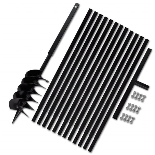 Grondboor met handvat 150 mm en verlengstukken 13 m (staal) is nu te koop bij PeponiXL, paradijselijk wonen!