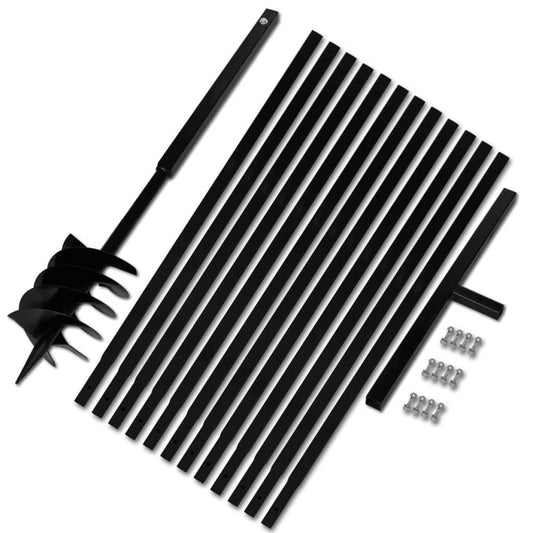 Grondboor met handvat 180 mm en verlengstukken 13 m (staal) is nu te koop bij PeponiXL, paradijselijk wonen!