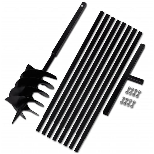 Grondboor met handvat 200 mm en verlengstukken 9 m (staal) is nu te koop bij PeponiXL, paradijselijk wonen!