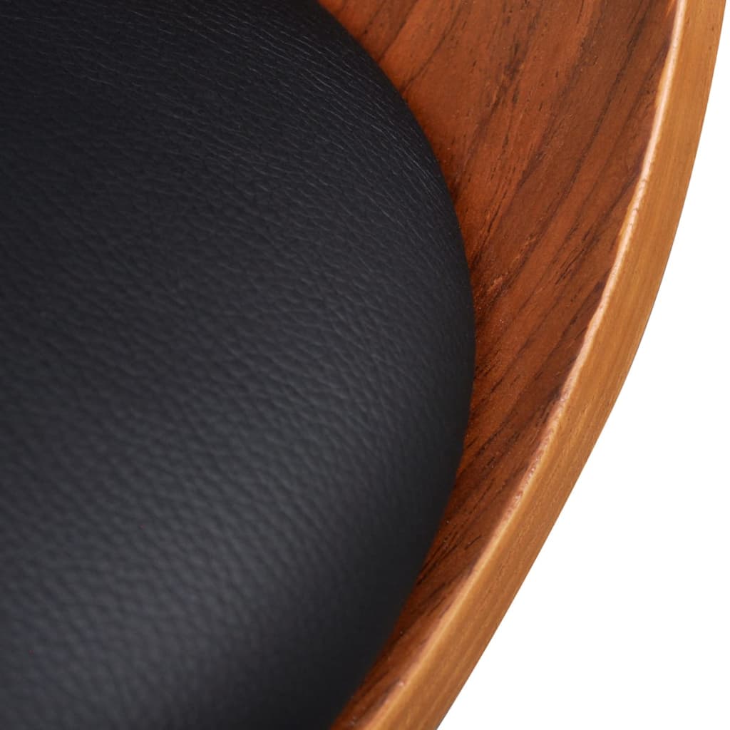 Eetkamerstoelen 2 st gebogen hout en kunstleer is nu te koop bij PeponiXL, paradijselijk wonen!