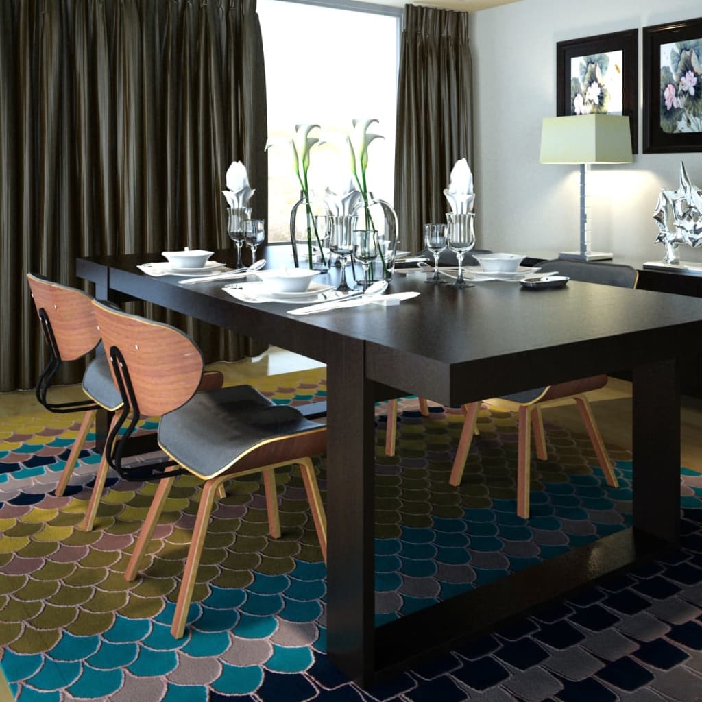 Eetkamerstoelen 4 st gebogen hout en kunstleer is nu te koop bij PeponiXL, paradijselijk wonen!