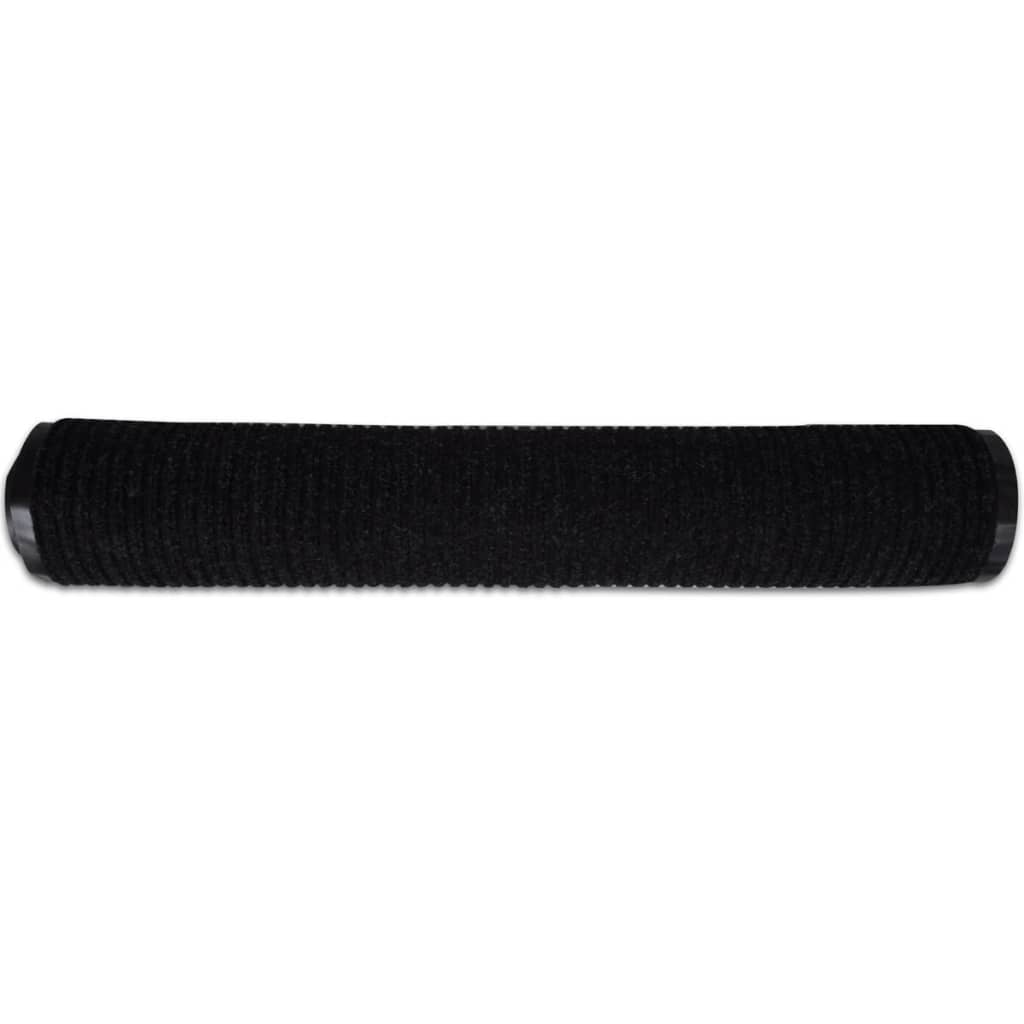 Deurmat 90x120 cm PVC zwart is nu te koop bij PeponiXL, paradijselijk wonen!