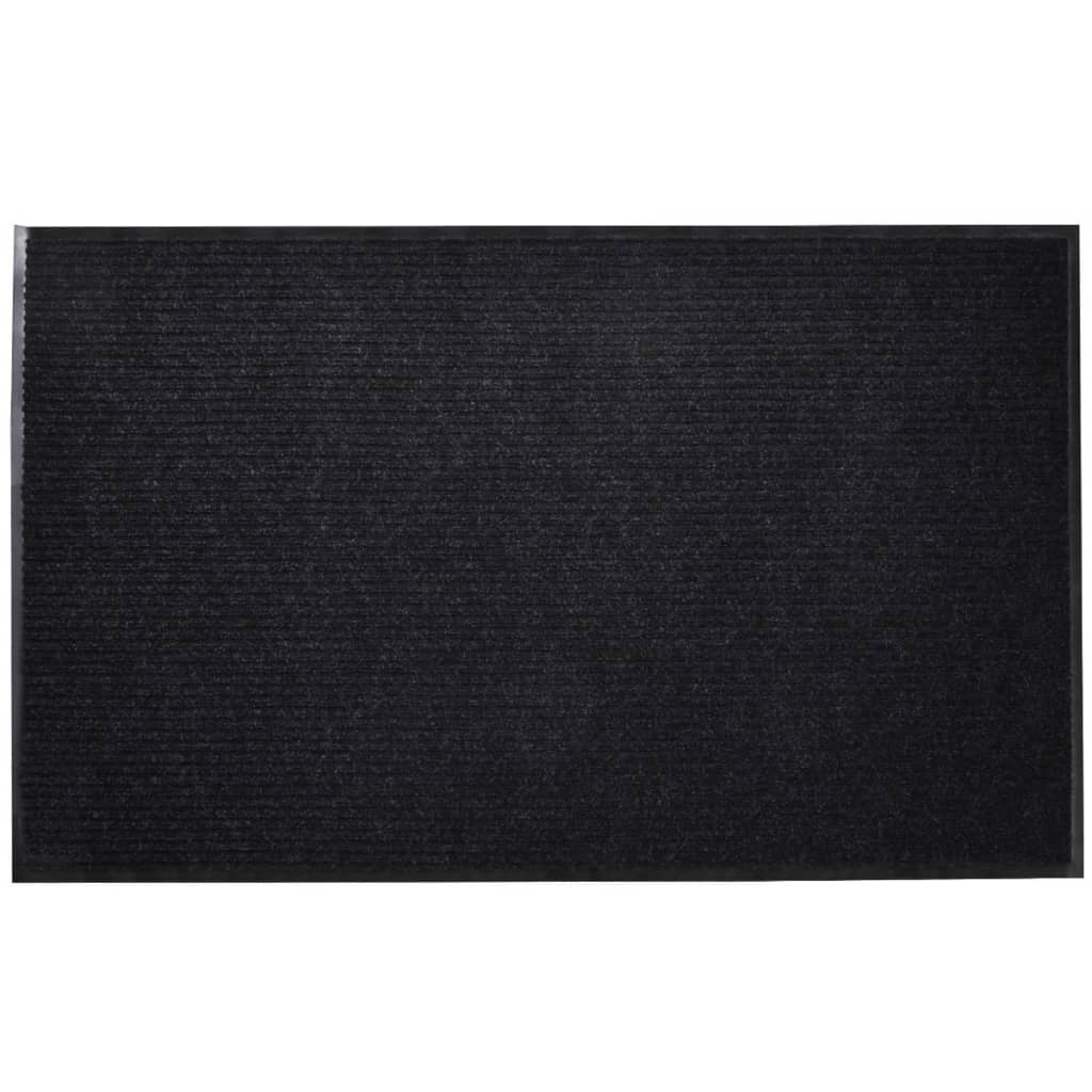 Deurmat 90x150 cm PVC zwart is nu te koop bij PeponiXL, paradijselijk wonen!
