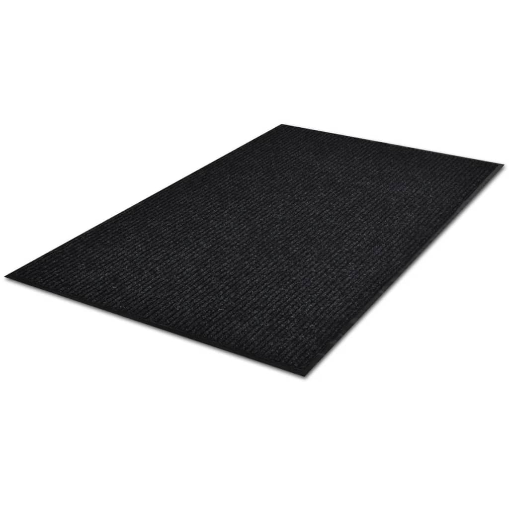 Deurmat 120x180 cm PVC zwart is nu te koop bij PeponiXL, paradijselijk wonen!