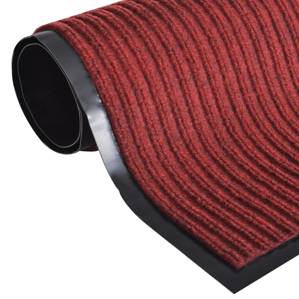 Deurmat 90x120 cm PVC rood is nu te koop bij PeponiXL, paradijselijk wonen!