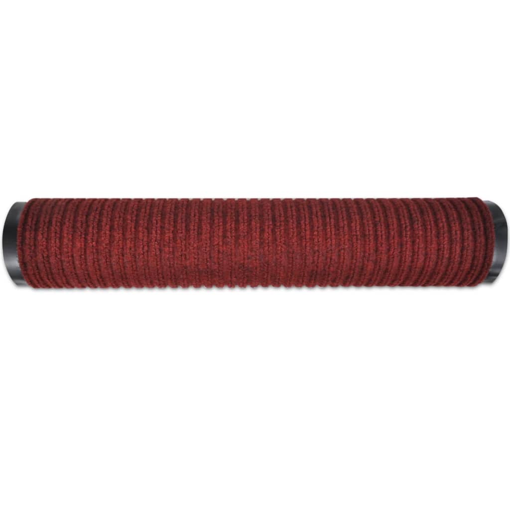 Deurmat 90x120 cm PVC rood is nu te koop bij PeponiXL, paradijselijk wonen!
