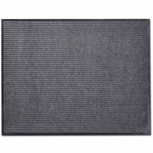 Deurmat 90x60 cm PVC grijs is nu te koop bij PeponiXL, paradijselijk wonen!