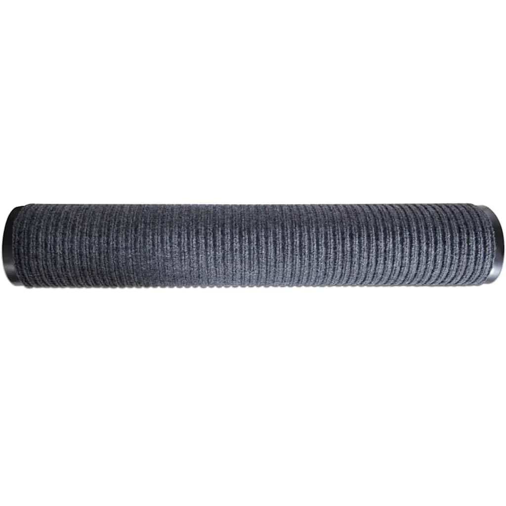 Deurmat 90x60 cm PVC grijs is nu te koop bij PeponiXL, paradijselijk wonen!
