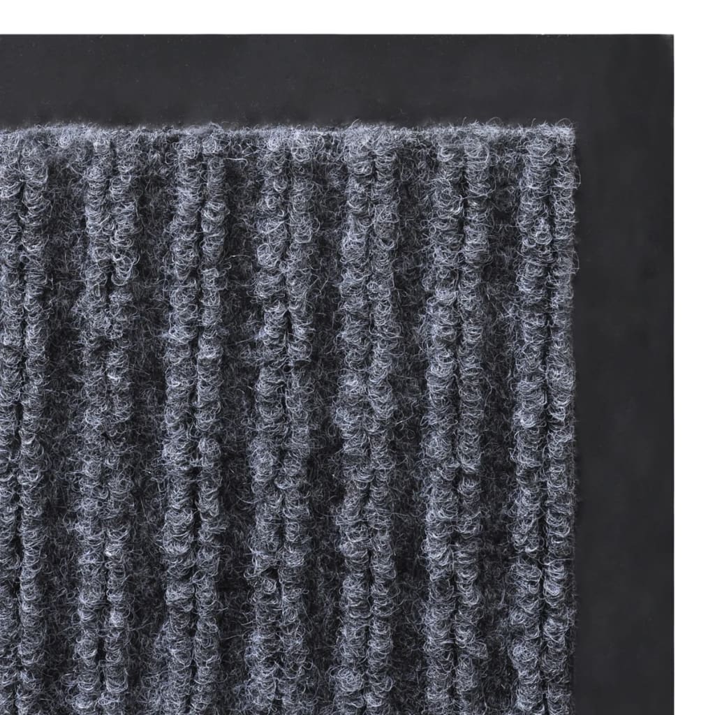 Deurmat 90x120 cm PVC grijs is nu te koop bij PeponiXL, paradijselijk wonen!