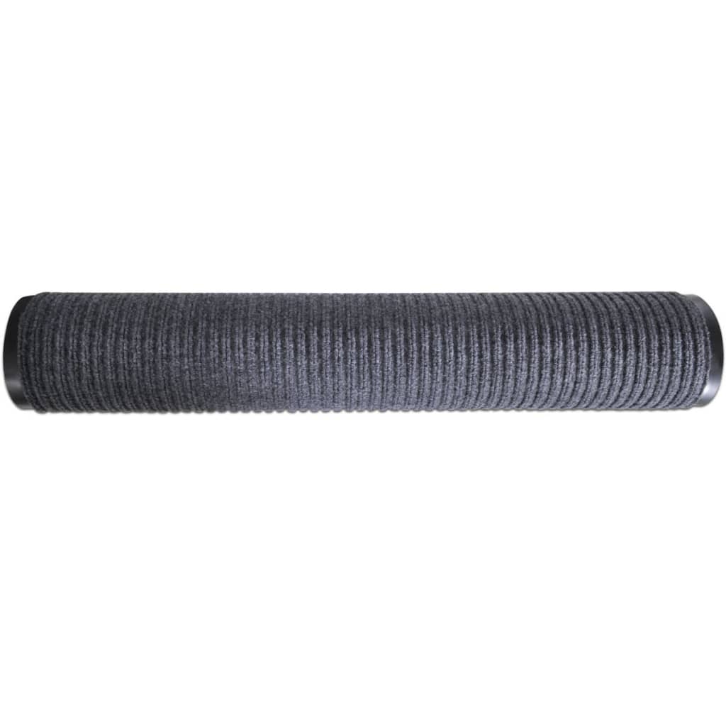 Deurmat 120x180 cm PVC grijs is nu te koop bij PeponiXL, paradijselijk wonen!