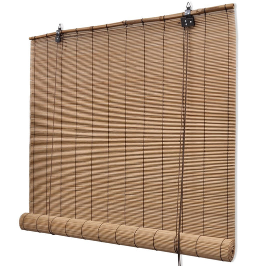 Rolgordijn 140x160 cm bamboe bruin is nu te koop bij PeponiXL, paradijselijk wonen!
