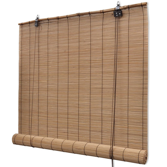 Rolgordijn 150x220 cm bamboe bruin is nu te koop bij PeponiXL, paradijselijk wonen!