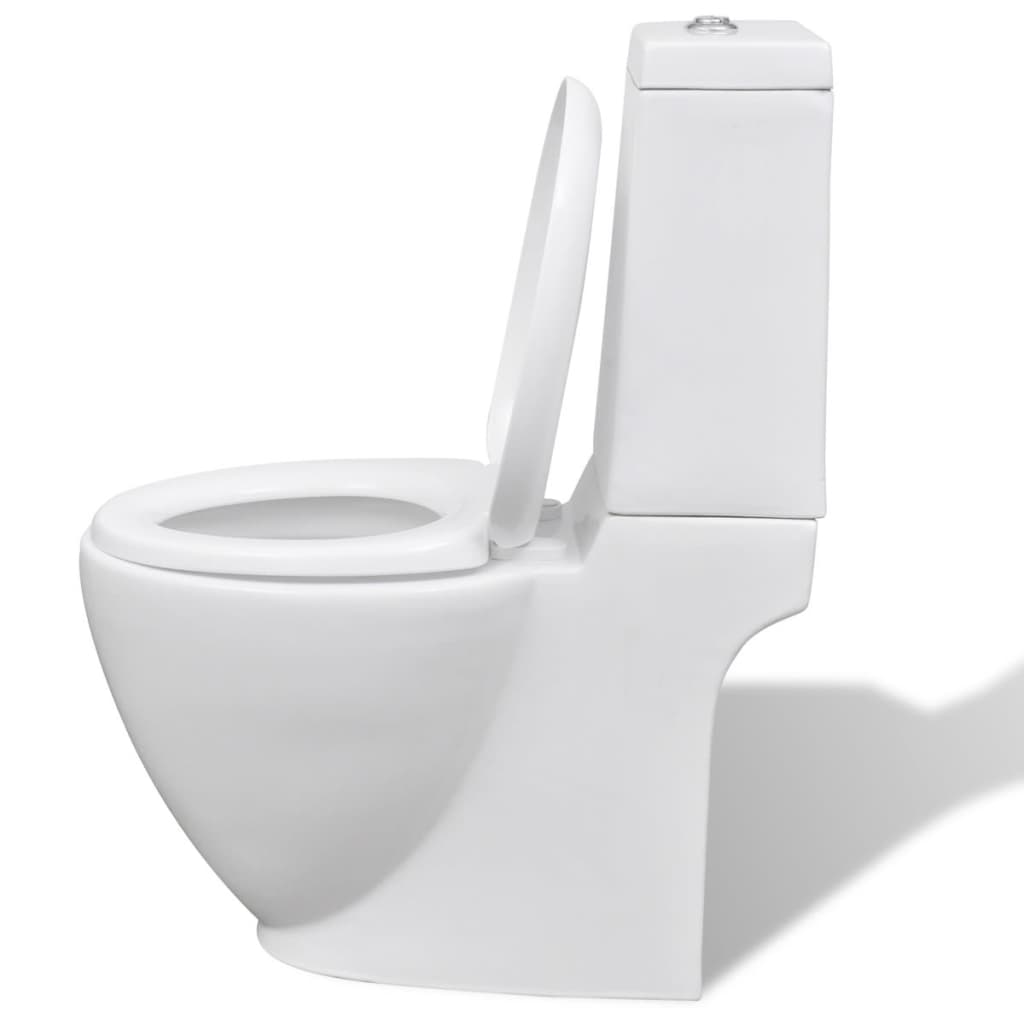 Toilet- en bidetset keramiek wit is nu te koop bij PeponiXL, paradijselijk wonen!