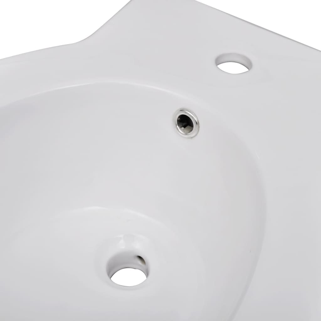 Toilet- en bidetset keramiek wit is nu te koop bij PeponiXL, paradijselijk wonen!