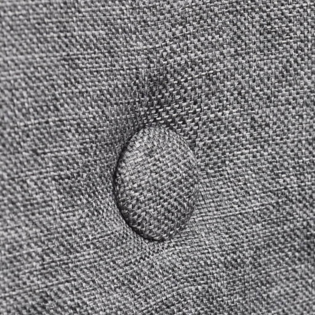 Eetkamerstoelen 6 st stof en massief eikenhout lichtgrijs is nu te koop bij PeponiXL, paradijselijk wonen!