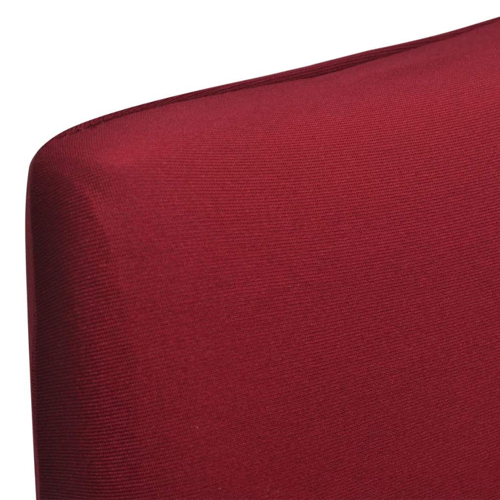 6 st Stoelhoes stretch recht bordeaux is nu te koop bij PeponiXL, paradijselijk wonen!