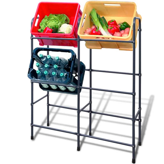 Opbergrek voor 6 kratten staal is nu te koop bij PeponiXL, paradijselijk wonen!