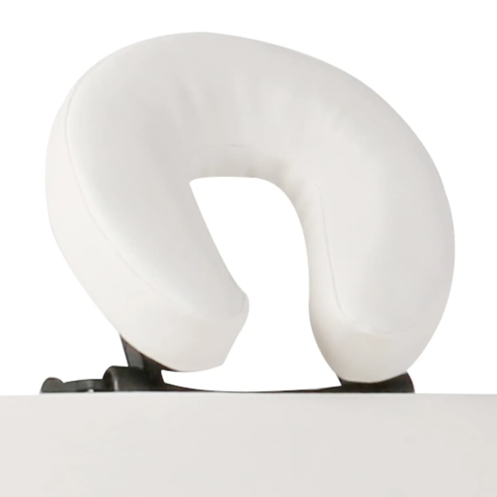 Inklapbare massagetafel 2 zones met houten frame (creme) is nu te koop bij PeponiXL, paradijselijk wonen!