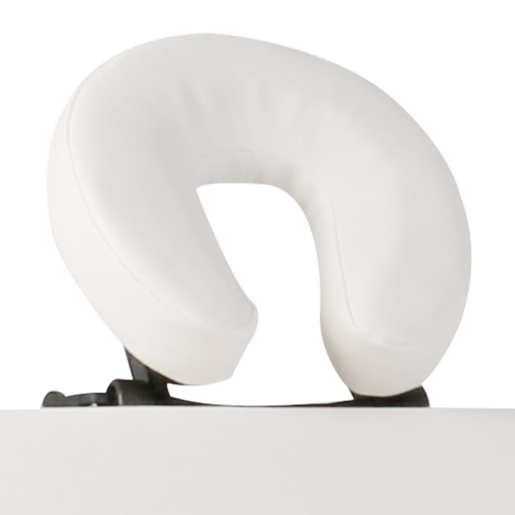 Inklapbare massagetafel 3 zones met houten frame (creme) is nu te koop bij PeponiXL, paradijselijk wonen!