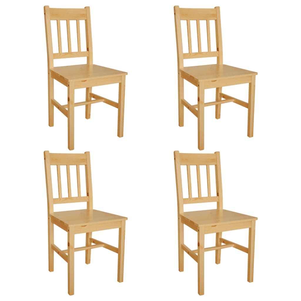 Eetkamerstoelen 4 st grenenhout is nu te koop bij PeponiXL, paradijselijk wonen!