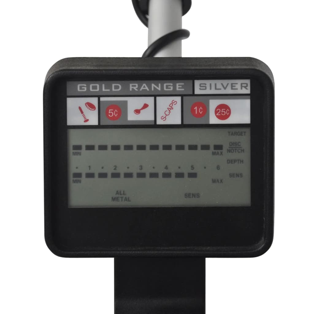 Metaaldetector met LCD-scherm zoekschijf 20cm zoekdiepte 300cm is nu te koop bij PeponiXL, paradijselijk wonen!
