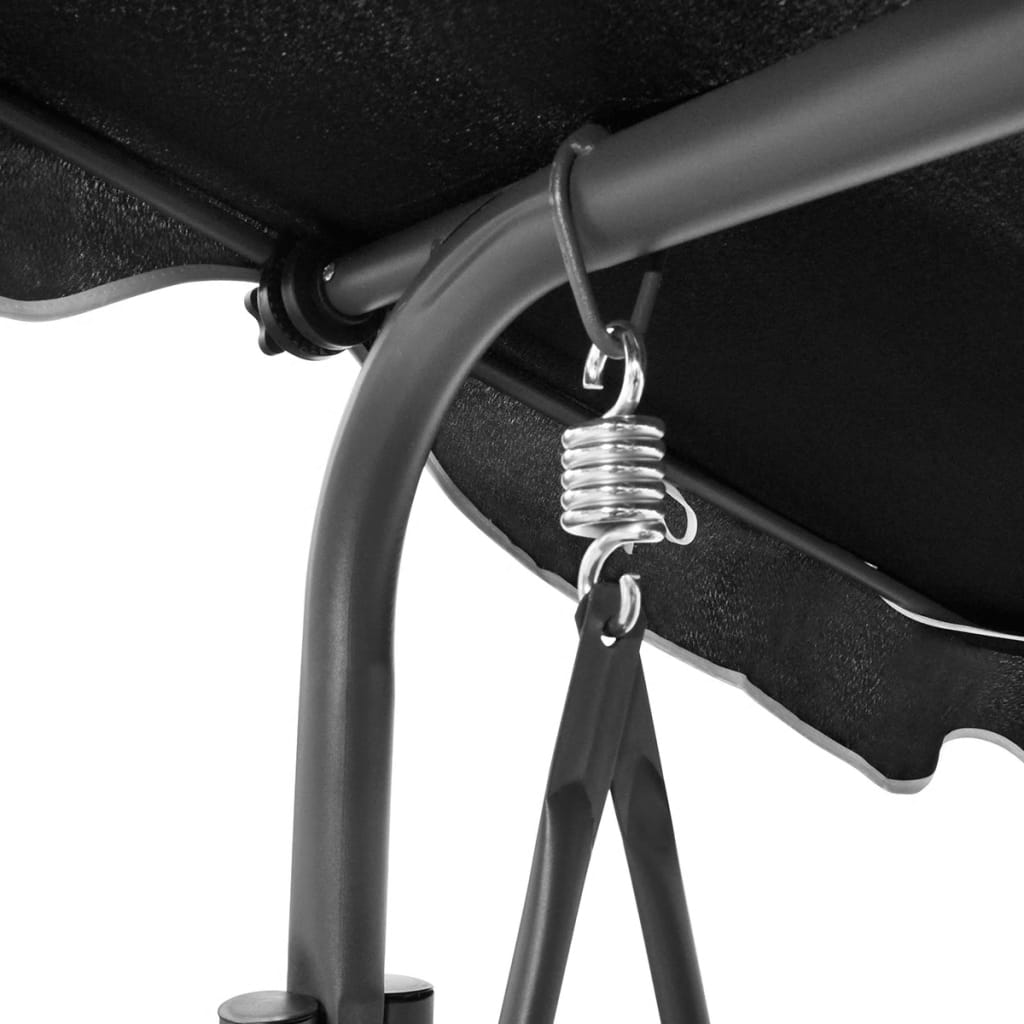 Schommelbank met luifel zwart is nu te koop bij PeponiXL, paradijselijk wonen!