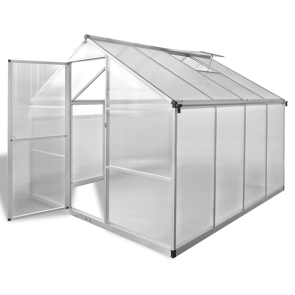 Tuinkas met basisframe 6,05 m² versterkt aluminium is nu te koop bij PeponiXL, paradijselijk wonen!