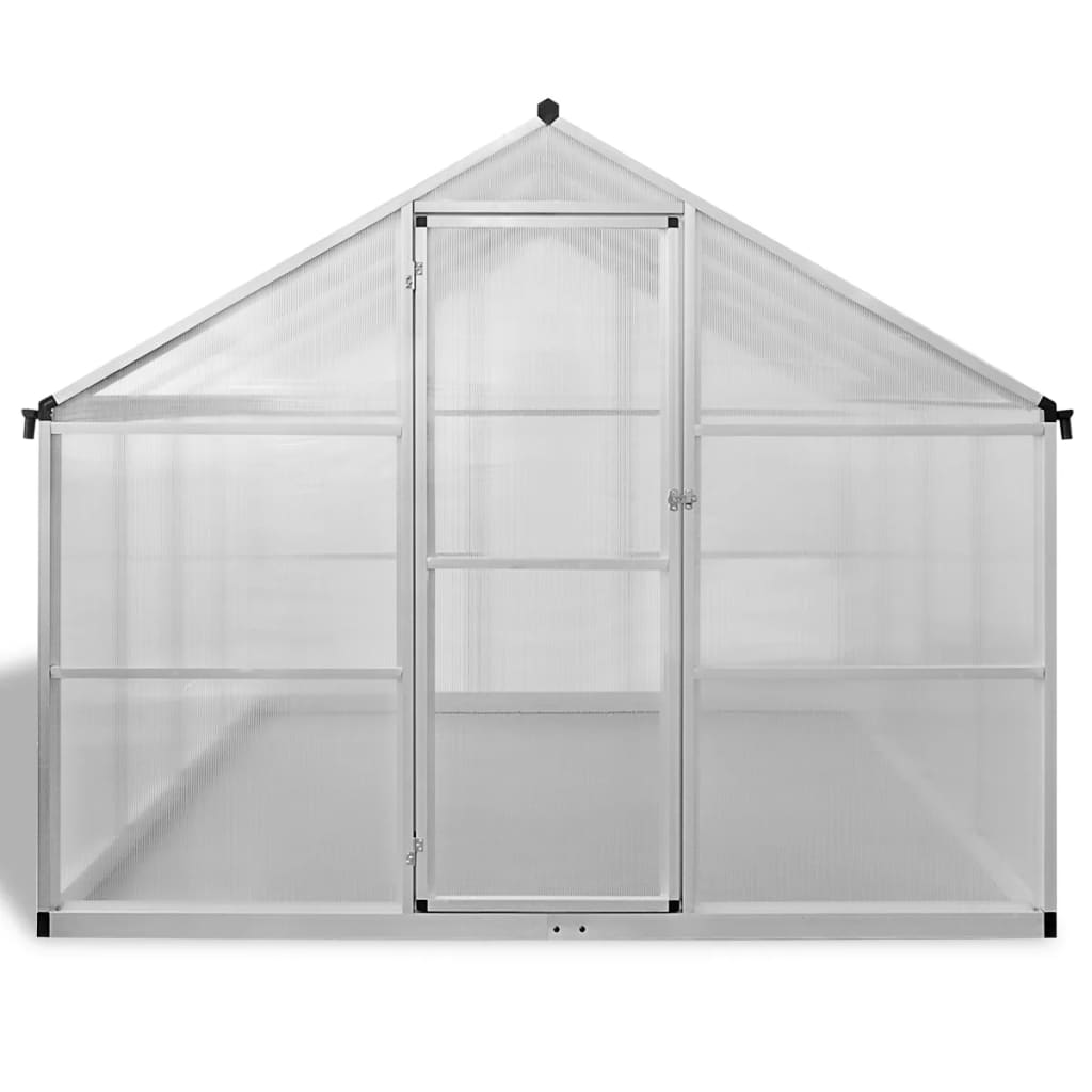 Tuinkas met basisframe 6,05 m² versterkt aluminium is nu te koop bij PeponiXL, paradijselijk wonen!