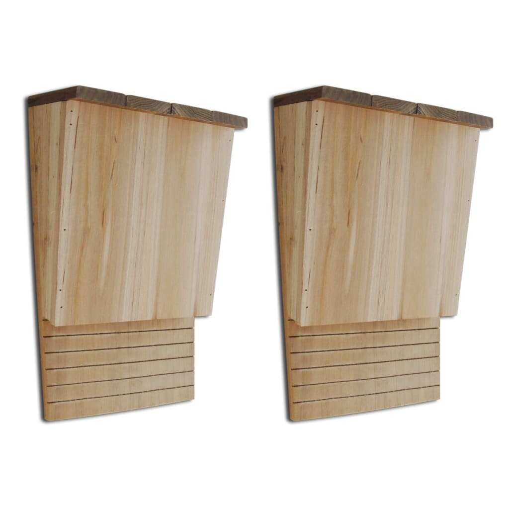 Vleermuizenkasten 2 st 22x12x34 cm is nu te koop bij PeponiXL, paradijselijk wonen!
